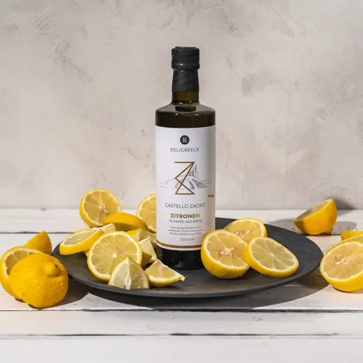 CASTELLO ZACRO ZITRONEN OLIVENÖL | PRESSUNG MIT ZITRONEN | 250 ml