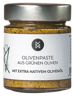 OLIVENPASTE AUS GRÜNEN CHALKIDIKI OLIVEN | 140 g
