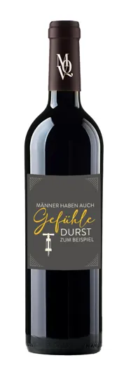 MÄNNER HABEN AUCH GEFÜHLE, DURST ZUM BEISPIEL.