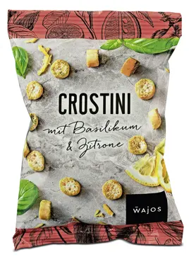 CROSTINI MIT BASILIKUM & ZITRONE | 50 g