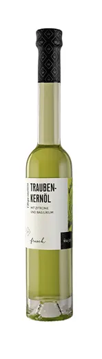 TRAUBENKERNÖL MIT BASILIKUM & ZITRONE | 100 ml