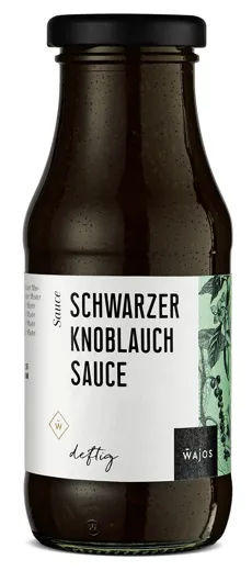 SCHWARZER KNOBLAUCH SAUCE | 245 ml