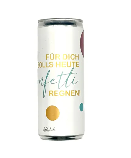 APFELSCHORLE "FÜR DICH SOLLS HEUTE KONFETTI REGNEN" | ALKOHOLFREI | 25 cl
