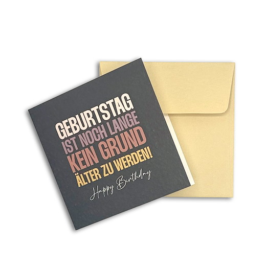 KARTE «GEBURTSTAG» | inkl. Couvert