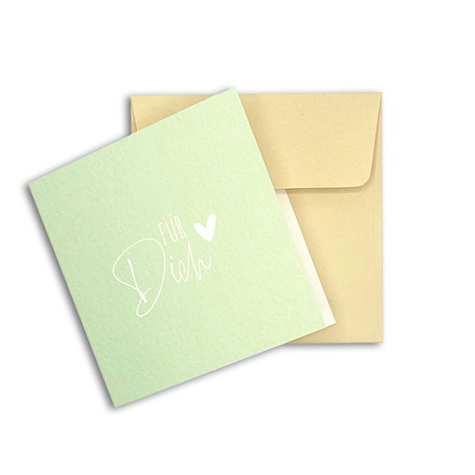 KARTE «FÜR DICH» | inkl. Couvert