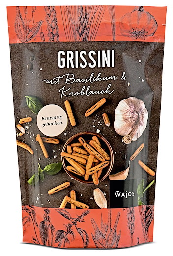 GRISSINI BASILIKUM & KNOBLAUCH | 75 g
