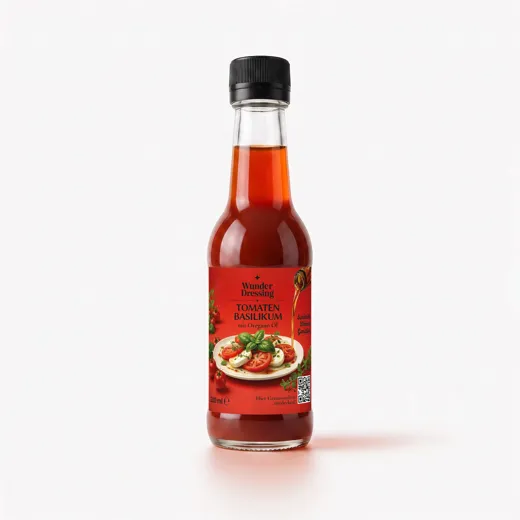 WUNDERDRESSING TOMATE-BASILIKUM MIT OREGANOÖL | 200 ml